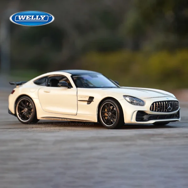WELLY 1:24 Mercedes-Benz GTR Supercar Alloy Car Diecasts & Toy Vehicles Car Model Miniature Scale Model Car Toys For Children - Image 4