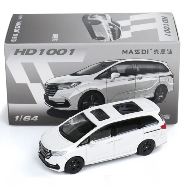 1:64 Honda Odyssey Alloy Car Diecasts & Toy Vehicles Car Model Miniature Scale Model Car For Children - Image 3