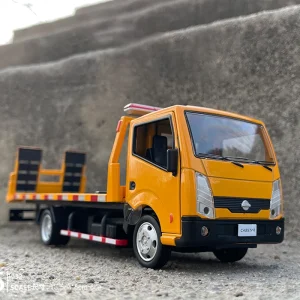 1/32 Nissan Platform Trailer Truck Alloy Die Cast Toy Car Model Sound and Light Children’s Toy Collectibles Birthday gift