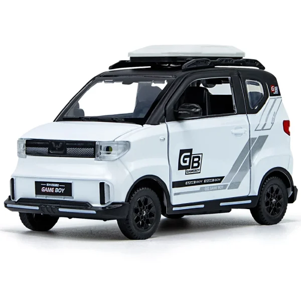 1:24 WuLing MINI EV GAME BOY Alloy Car Diecasts & Toy Vehicles Car Model Sound and light Pull back Car Toys For Kids Gifts - Image 5