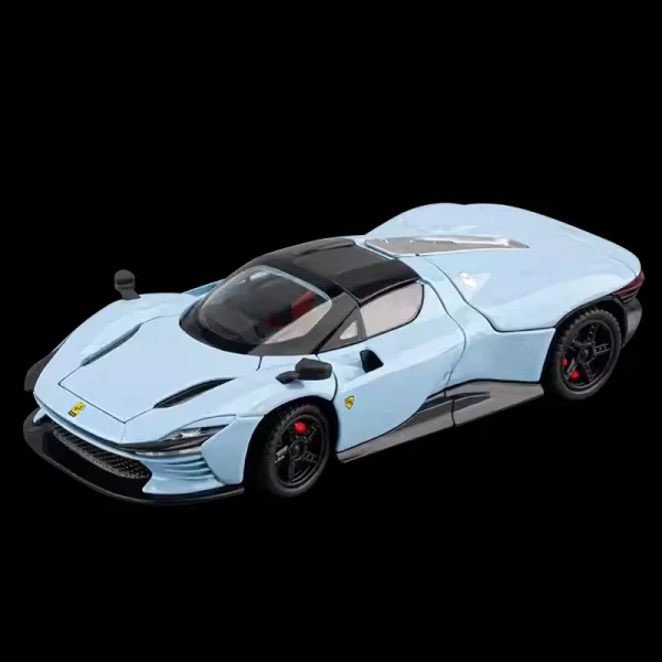 1:32 Daytona SP3 Supercar Alloy Car Model Sound and Light Pull Back Children's Toy Collectibles Birthday gift - Image 6