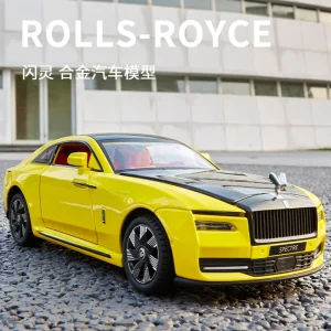 1:24 Rolls-Royce Spectre Alloy Die Cast Toy Car Model Sound and Light Pull Back Children’s Toy Collectibles Birthday gift
