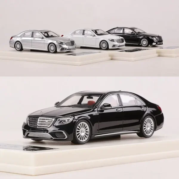 Fine Works 1:64 S65 W222 Alloy Car Diecasts & Toy Vehicles Car Model Miniature Scale Model Car For Children - Image 5