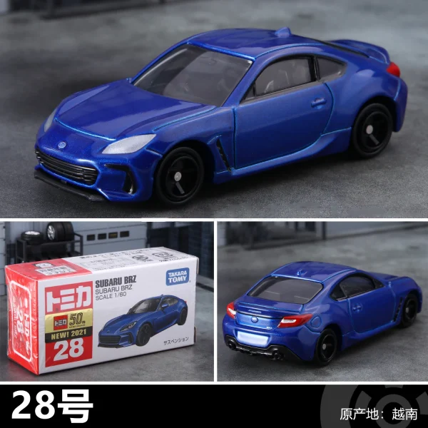 Tomica TOMY SUBARU BRZ Alloy Car Diecasts & Toy Vehicles Car Model Miniature Scale Model Car For Children - Image 4