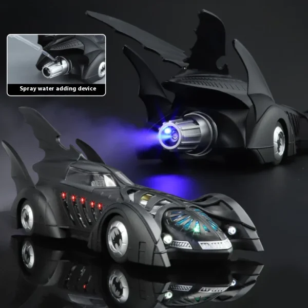 1:18 Batmobile 1995 Alloy Car Diecasts & Toy Vehicles Car Model Miniature Scale Model Car Toys For Children - Image 4
