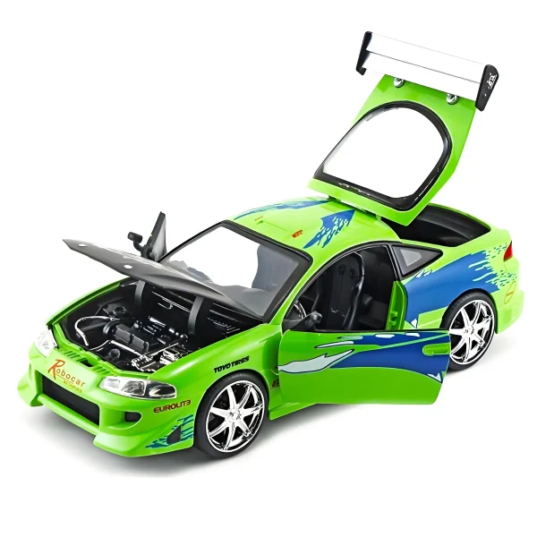 JADA 1:24 Fast & Furious Brian Eclipse Alloy Car Diecasts & Toy Vehicles Car Model Miniature Scale Model Car For Children - Image 4