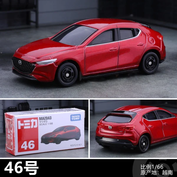 TOMY Mazda MX5 Mazda3 VOLVO XC60 C40 Alloy Car Diecasts & Toy Vehicles Car Model Miniature Scale Model Car For Children - Image 5