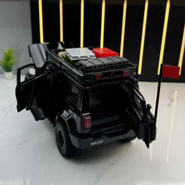 1:24 Tank 300 2024 Off-Road Vehicle Alloy Car Model Sound and Light Pull Back Children's Toy Collectibles Birthday gift - Image 4