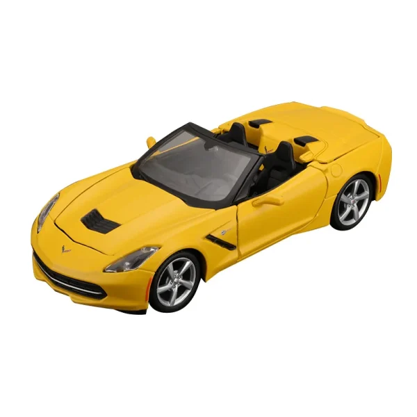 Maisto 1:24 Corvette Stingray Convertible 2014 Alloy Car Diecasts & Toy Vehicles Miniature Scale Model Car Toys For Children - Image 4