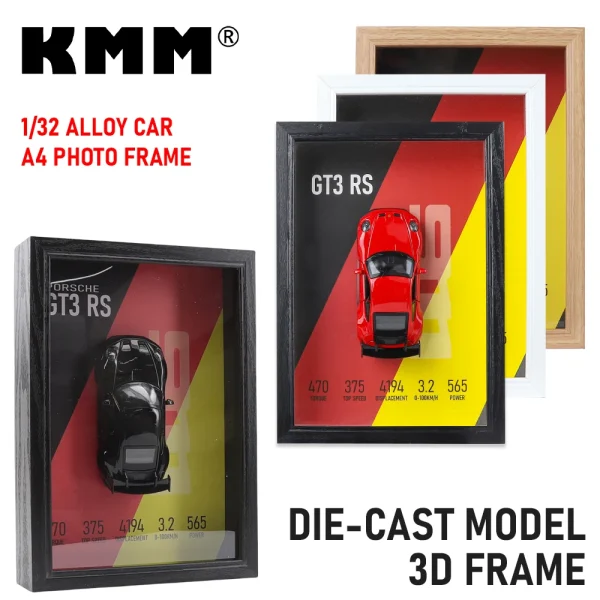 1/32 Fast & Furious Nissan GTR R34 Photo Frame Version Alloy Sports Car Model Simulation Racing Car Hanging Painting Collection - Image 3