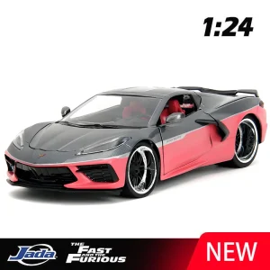 JADA 1:24 CORVETTE 2020 Alloy Car Diecasts & Toy Vehicles Car Model Miniature Scale Model Car Toys For Children