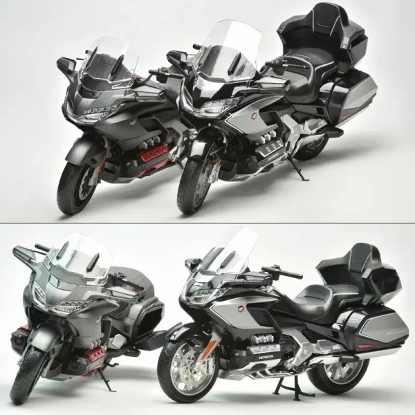 1:11 Honda Gold Wing GL800 2021 Alloy Die Cast Motorcycle Model Vehicle Collection Sound and Light Off Road Autocycle Toys Car - Image 4