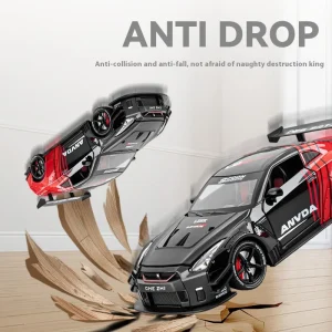 1:24 Nissan GTR R35 Spray Supercar Alloy Car Model Sound and Light Children’s Toy Collectibles Birthday gift