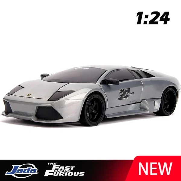 JADA 1:24 Murcielago LP640 20th Alloy Car Diecasts & Toy Vehicles Car Model Miniature Scale Model Car For Children