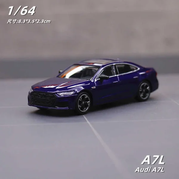 JKM 1:64 AUDI A7 2022 Alloy Car Diecasts & Toy Vehicles Car Model Miniature Scale Model Car For Children - Image 2