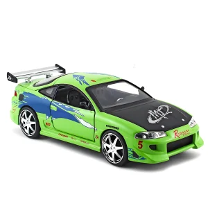 JADA 1:24 Fast & Furious Brian Eclipse Alloy Car Diecasts & Toy Vehicles Car Model Miniature Scale Model Car For Children
