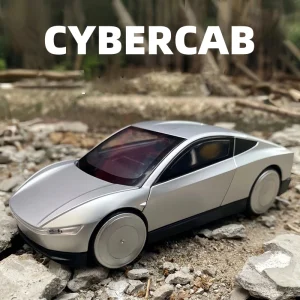 1:32 Teslas Cybercab Robotaxi Alloy Car Model Sound and Light Pull Back Children’s Toy Collectibles Birthday gift