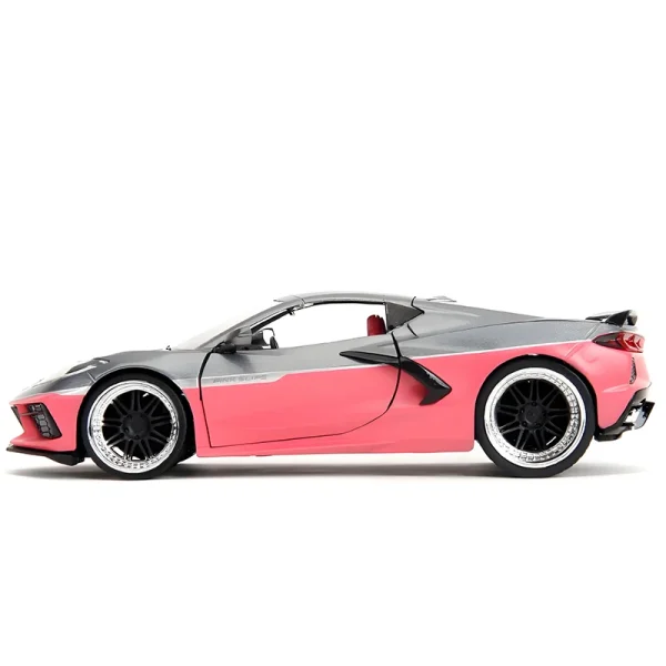 JADA 1:24 CORVETTE 2020 Alloy Car Diecasts & Toy Vehicles Car Model Miniature Scale Model Car Toys For Children - Image 5