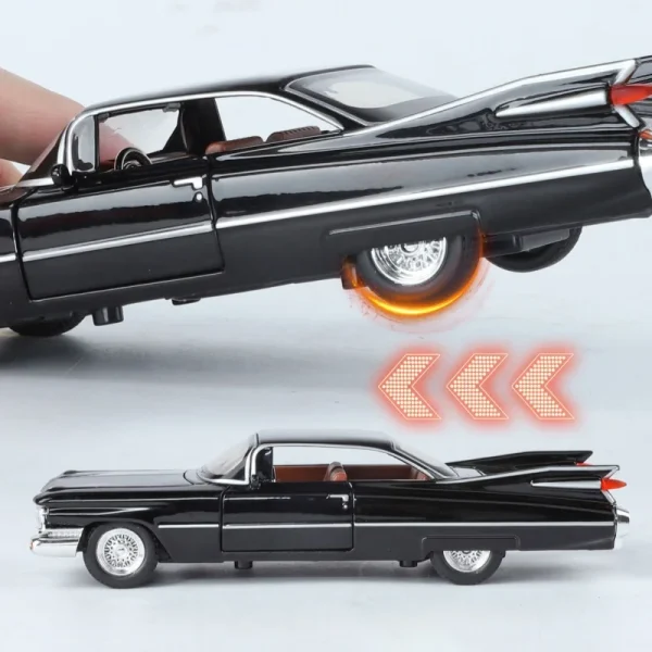 1:32 Eldorado Biarritz Alloy Car Model Sound and Light Pull Back Children's Toy Collectibles Birthday gift - Image 3