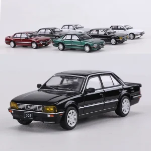 DCT 1/64 Peugeot 505 Sedan Alloy Car Diecasts & Toy Vehicles Car Model Miniature Scale Model Car For Children