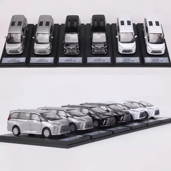 NEW 1:64 Lexus LM LM2 Alloy Car Diecasts & Toy Vehicles Car Model Miniature Scale Model Car For Children - Image 2