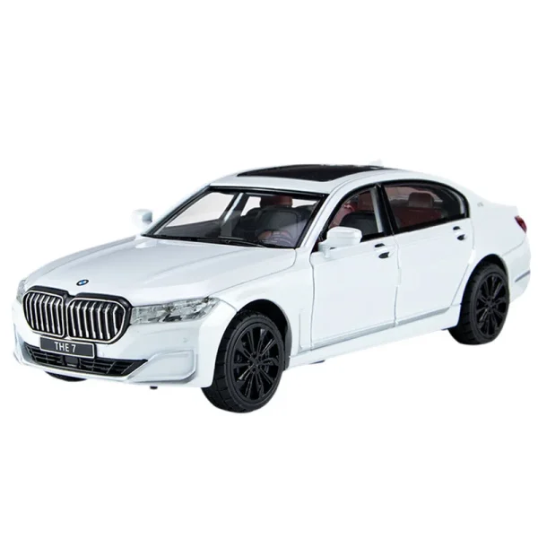 1:24 760 THE7 Limousine Alloy Car Diecasts & Toy Vehicles Car Model Sound and light Pull back Car Toys For Kids Gifts - Image 4