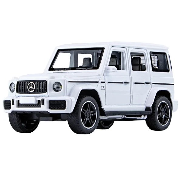1:32 Benz G63 SUV Alloy Car Diecasts & Toy Vehicles Car Model Sound and light Pull Back Car Toys For Kids Gifts - Image 6