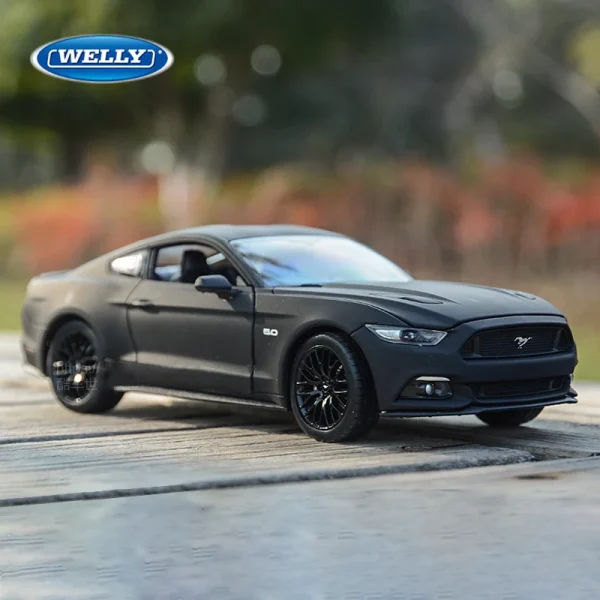 WELLY 1:24 Ford Mustang GT 2015 Muscle Car Alloy Car Model Diecasts & Toy Vehicles Toy Cars Kid Toys For Children Gifts - Image 3