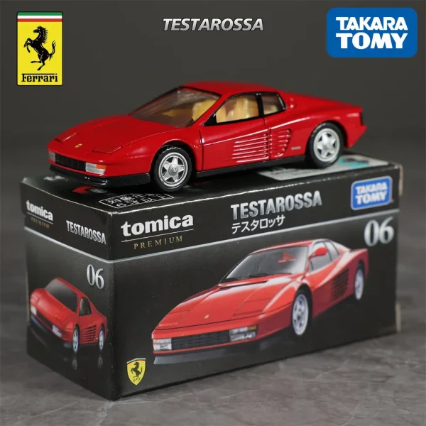 Takara Tomy Ferrari TESTAROSSA Alloy Car Diecasts & Toy Vehicles Car Model Miniature Scale Model Car For Children Out of Print