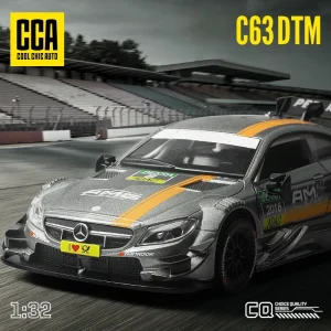 1:32 Mercedes-Benz C63 DTM Rally Car Alloy Car Die Cast Toy Car Model Sound and Light Children’s Toy Collectibles Birthday gift