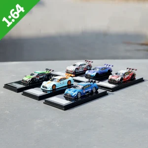 1:64 Nissan GTR R35 GT3 GT500 Alloy Car Diecasts & Toy Vehicles Car Model Miniature Scale Model Car For Children
