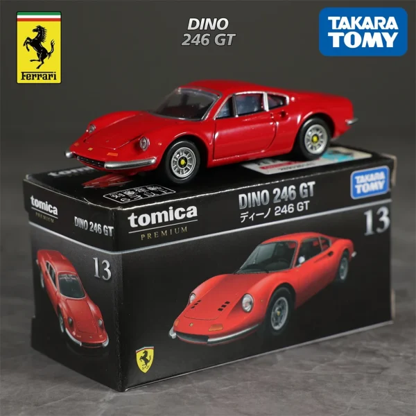 Takara Tomy Ferrari DINO 246 GT Alloy Car Diecasts & Toy Vehicles Car Model Miniature Scale Model Car For Children Out of Print