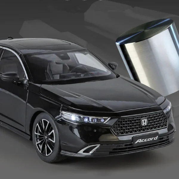 New 1:18 Honda Accord 2024 Alloy Car Model Sound and Light Pull Back Children's Toy Collectibles Birthday gift - Image 4