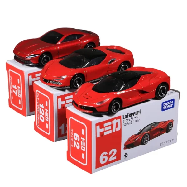 TOMY Ferrari F40 Roma SF90 SP3 Ferrari F8 ENZO F355 F50 Laferrari 512BB Alloy Car Diecasts & Toy Vehicles Car Model For Children - Image 5