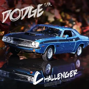 WELLY 1:24 Dodge Challenger T/A 1970 Alloy Car Diecasts & Toy Vehicles Car Model Miniature Scale Model Car Toy For Children