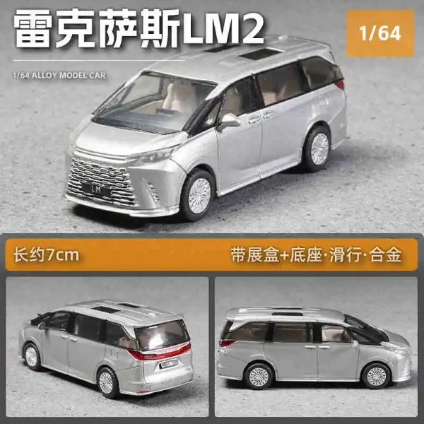 NEW 1:64 Lexus LM LM2 Alloy Car Diecasts & Toy Vehicles Car Model Miniature Scale Model Car For Children - Image 5