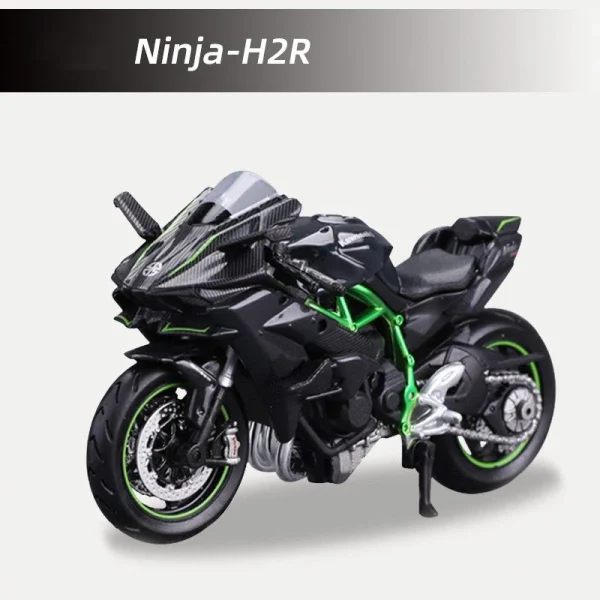 Maisto 1/12 Kawasaki H2R Ninja Assembled Version Motorcycle Model Toy Vehicle Collection Shork-Absorber Off Road Autocycle Toy - Image 2