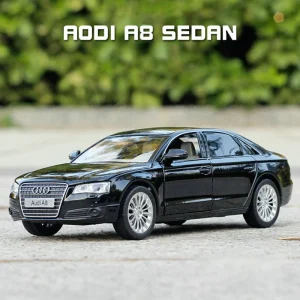 1:32 AUDI A8 Luxury Car Alloy Car Model Diecasts Toy Vehicles Toy Cars Sound and light Kid Toys For Children Gifts Boy Toy