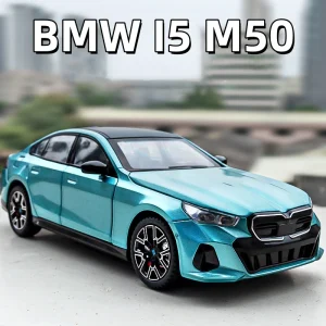 New 1:22 BMW I5 M50 Supercar Alloy Die Cast Toy Car Model Sound and Light Children’s Toy Collectibles Birthday gift