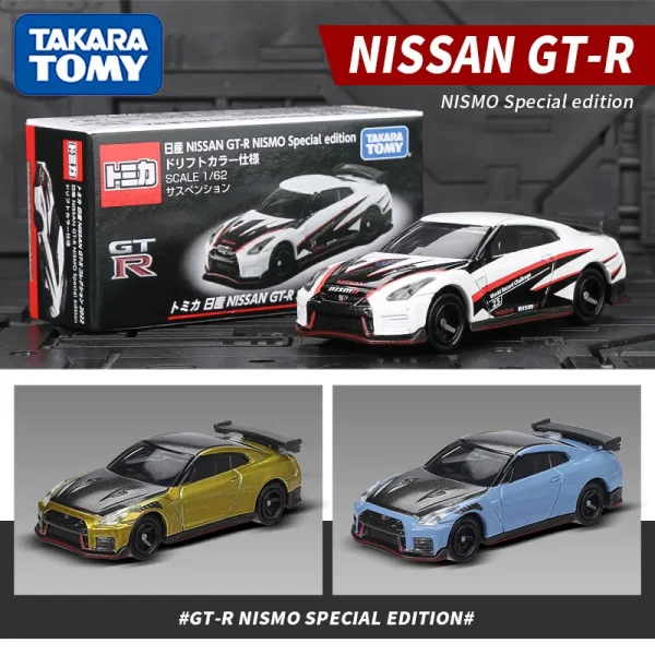 TOMY NISSAN GTR NISMO Special edition Alloy Car Diecasts & Toy Vehicles Car Model Miniature Scale Model Car For Children