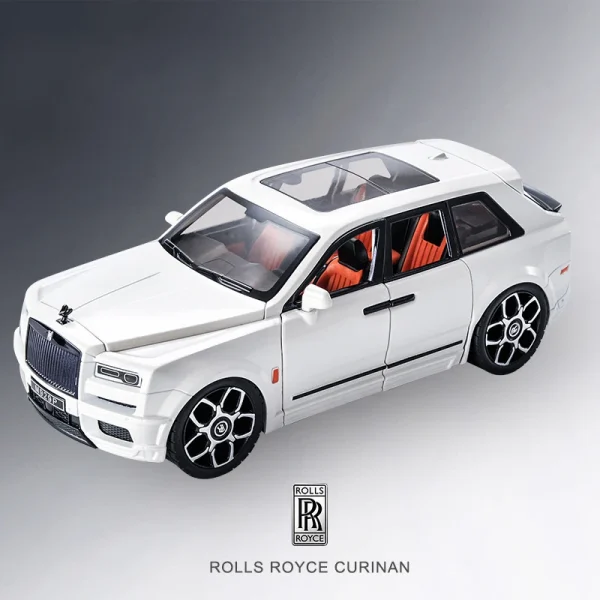 1:20 Rolls Royce Cullinan SUV Alloy Car Model Sound and Light Simulation Car Decoration Collection Child Toy Gift - Image 7