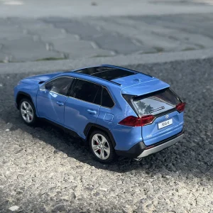 1:24 RAV4 SUV Alloy Cast Toy Car Model Sound and Light Children’s Toy Collectibles Birthday gift