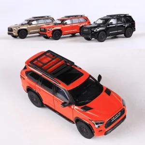 GCD 1:64 Sequoia XK80 TRD Pro SUV Alloy Car Diecasts & Toy Vehicles Car Model Miniature Scale Model Car Toys For Children