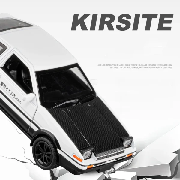 New 1:36 Initial D AE86 Alloy Car Diecasts & Toy Vehicles Metal Toy Car Model Sound and light Collection Kids Toy - Image 5
