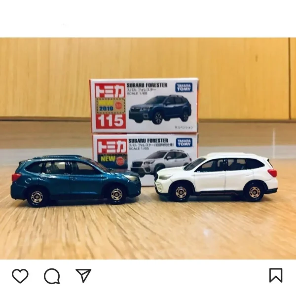 TOMY Subaru Forester 115 Alloy Car Diecasts & Toy Vehicles Car Model Miniature Scale Model Car For Children - Image 4