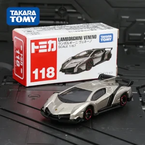 TOMY Lamborghini Veneno Supercar Alloy Car Diecasts & Toy Vehicles Car Model Miniature Scale Model Car For Children