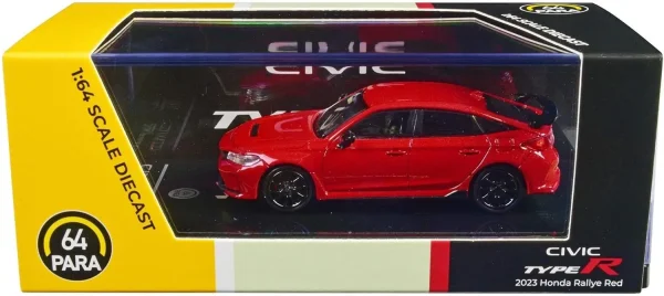 PARA 1:64 Civic Type R FL5 2023 Alloy Car Diecasts & Toy Vehicles Car Model Miniature Scale Model Car For Children - Image 2