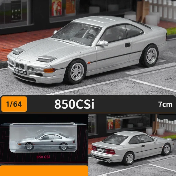 1:64 BMW 850 CSi Alloy Car Diecasts & Toy Vehicles Car Model Miniature Scale Model Car For Children