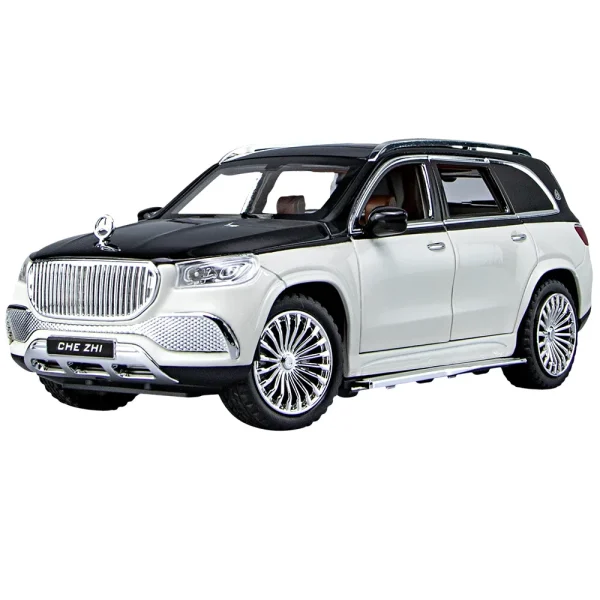 1:24 Maybach GLS600 SUV Alloy Diecasts & Toy Vehicles Toy Car Model Sound and light Collection Kids Toy Gift - Image 7