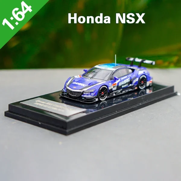 1:64 Honda NSX CONCEPT-GT GT500 Racing Alloy Car Diecasts & Toy Vehicles Car Model Miniature Scale Model Car Toy For Children - Image 2